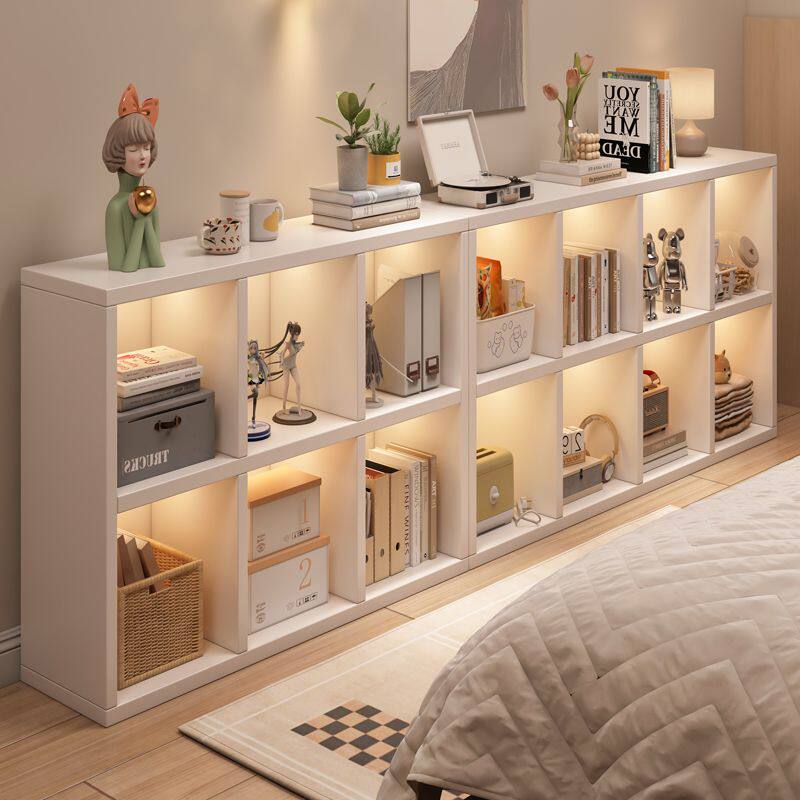 柜子储物柜书架置物架落地书柜家用收纳柜分层八格柜矮柜格子柜淘,住宅家具,书架,淘宝优惠券,粉丝福利购,淘宝优惠卷