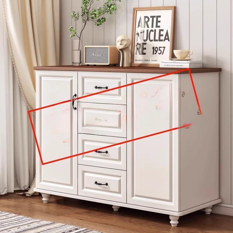 电视柜美式卧室客厅家庭储物柜木制现代简单壁柜储物柜收纳柜子