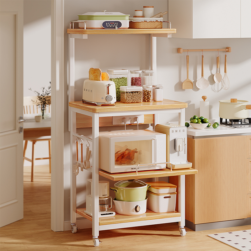 厨房置物架落地多层夹缝收纳架