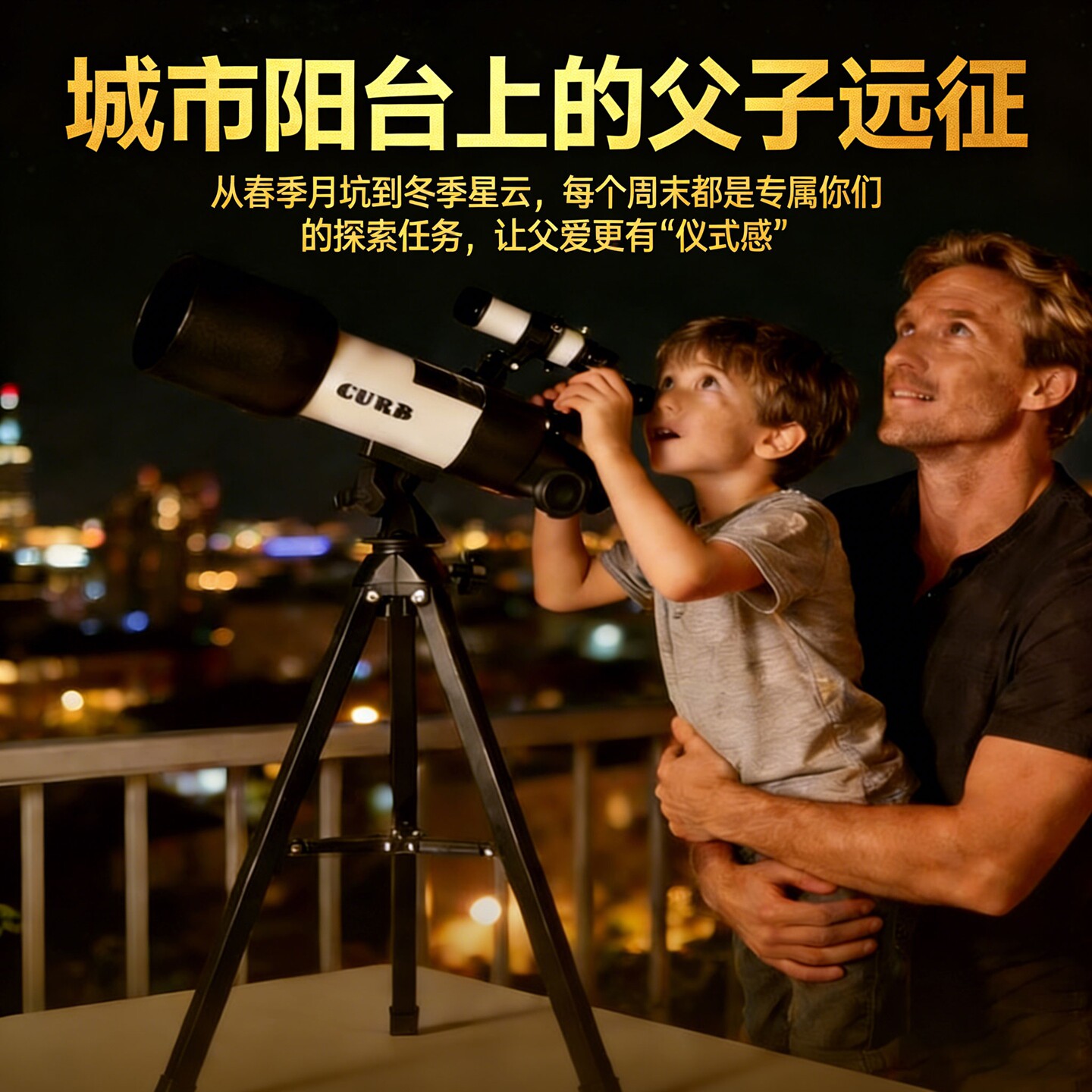 儿童天文望远镜高倍高清男孩玩具生日礼物中小学生专用专业级