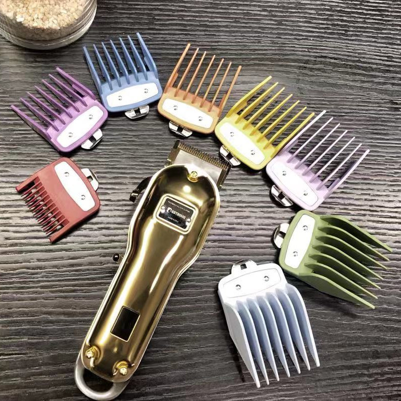 BESTBOMG卡尺套装卡尺理发限位梳1.5/4.5mmm专业发廊推剪通用卡尺