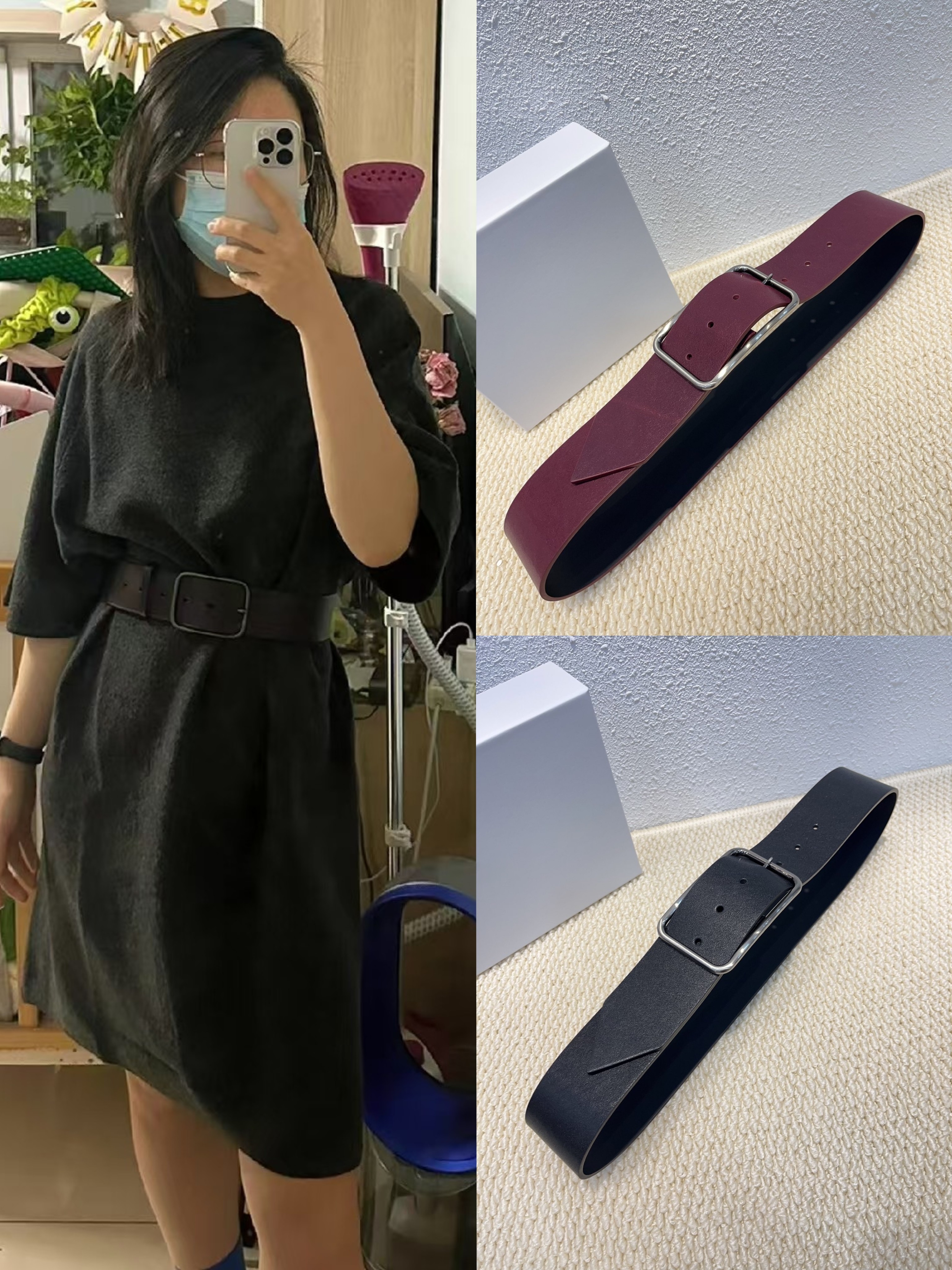 2026新款女士真皮皮带头层牛皮腰带西装外套毛衣连衣裙百搭宽腰封