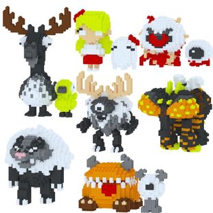 手工饥荒切斯特狗游戏积木拼装串联益智手工拼装周边摆件玩具礼物