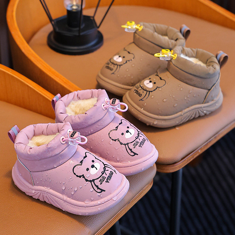 儿童棉鞋雪地靴秋冬季二段宝宝加厚美拉德男女童外穿洋气防水加绒,童鞋/婴儿鞋/亲子鞋,雪地靴,淘宝优惠券,粉丝福利购,淘宝优惠卷
