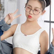 Топы и бра 发育青春期小背心女初中生中学生高中少女内衣文胸内穿女童胸罩夏
