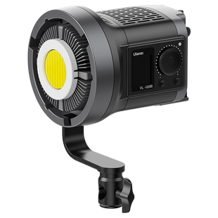 Ulanzi优篮子VL120C双色温补光灯120W大功率COB灯影视灯室内直播打光灯户外摄影保荣卡口摄像VL120Bi聚光灯