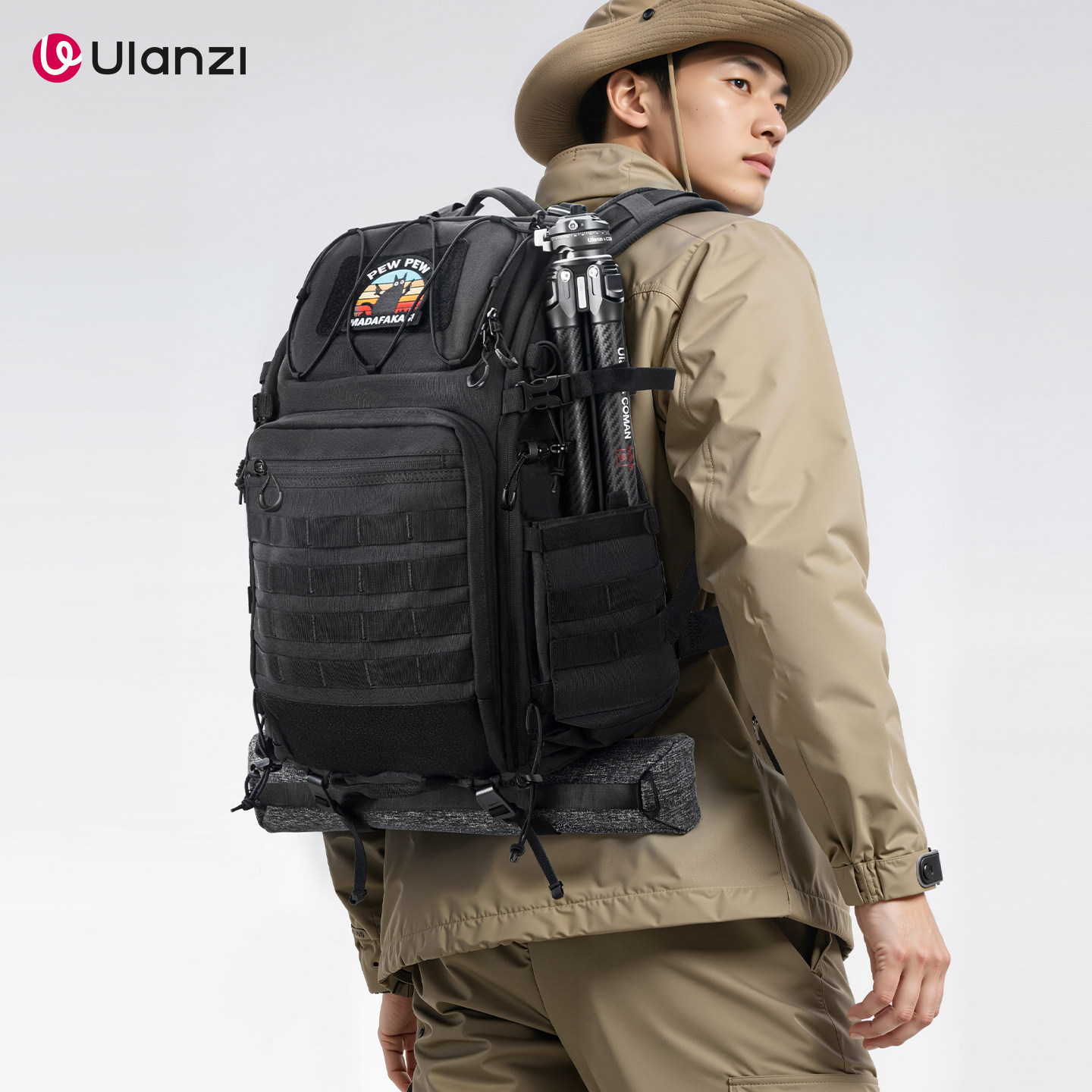 Ulanzi优篮子BC007战术双肩包大容量28L户外登山旅行拍