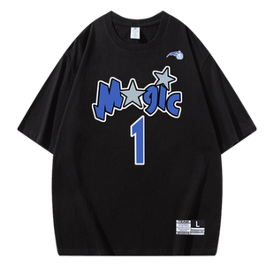 美式篮球魔术队火箭猛龙麦迪训练T恤短袖男款运动男球衣夏季套装