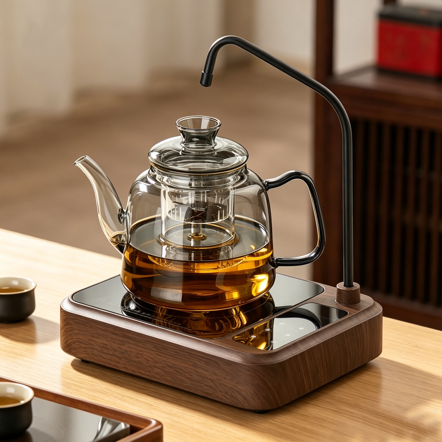 忆壶茶新款自动上水电陶炉煮茶器烧水壶泡茶玻璃壶养生电茶炉茶具