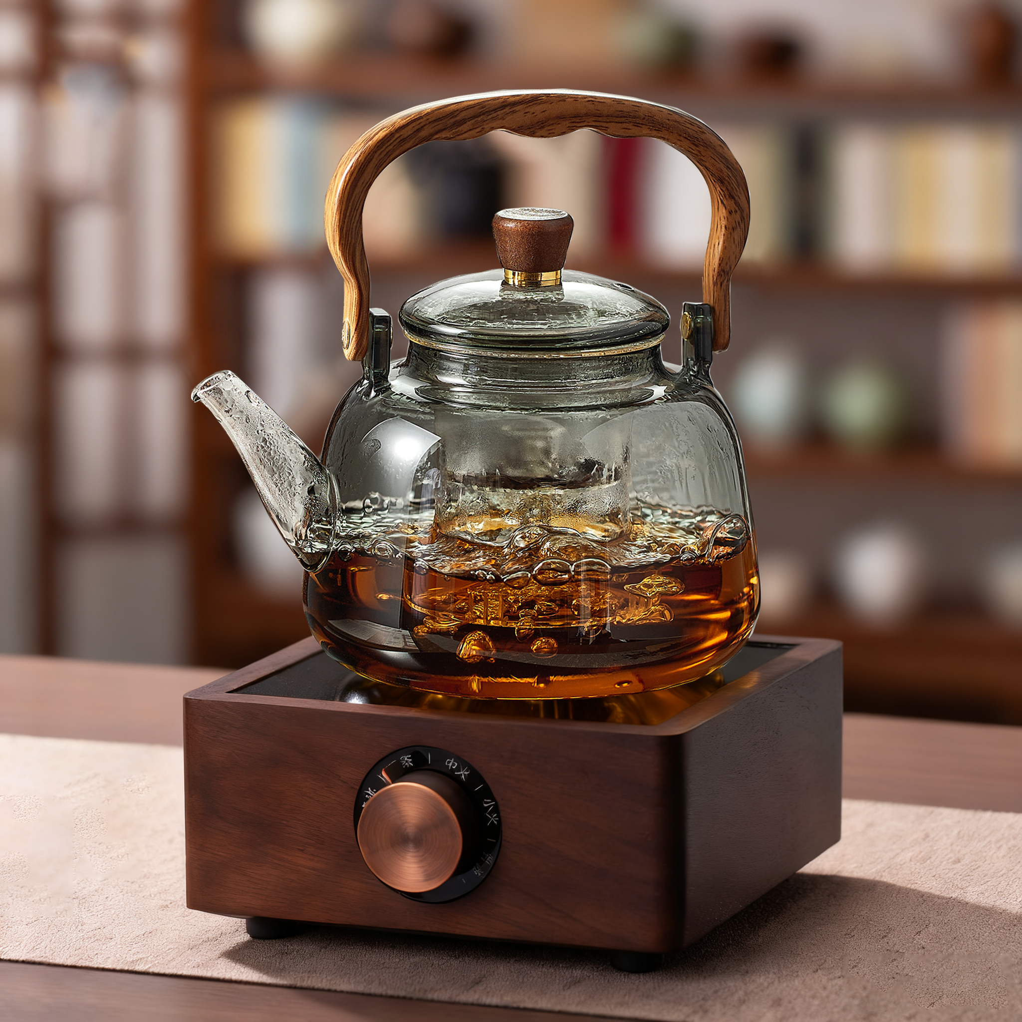忆壶茶玻璃煮茶壶电陶炉煮茶器蒸煮茶壶烧水家用茶具套装2025新款
