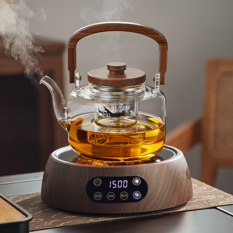 多档调节电陶炉家用小型煮茶套装