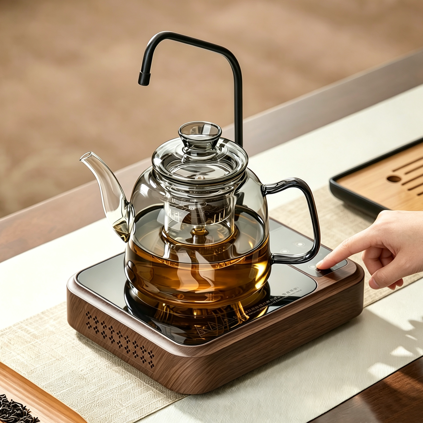【自动上水】蒸煮茶壶电陶炉套装
