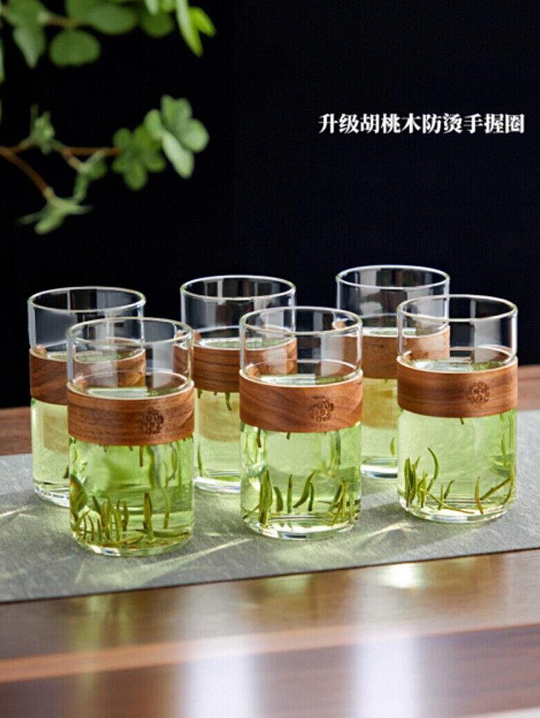 采购产品玻璃套装,家用水杯,绿茶杯,招待玻璃杯,冷水水壶套装