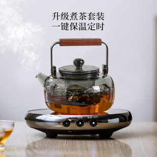 玻璃煮茶壶耐高温家用泡花茶提梁壶电陶炉加热养生烧水壶 2025新款