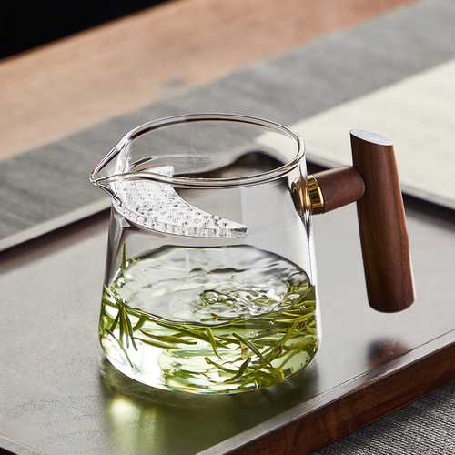 忆壶茶玻璃茶壶月牙绿茶泡茶器