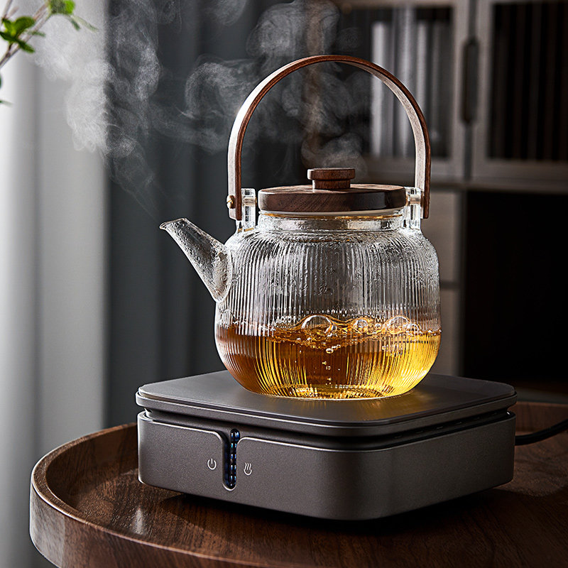 忆壶茶煮茶炉猫眼二代电陶炉烧水器煮茶黑茶普洱茶壶专用茶具套装