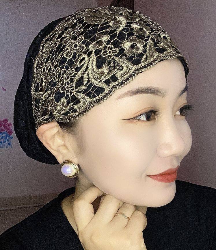 穆斯帽子回女士包头帽透气妈妈帽网红爆款时尚套头遮发帽中老年帽