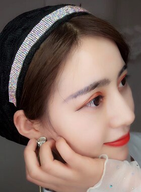 新款女士时尚休闲方便发卡帽头巾