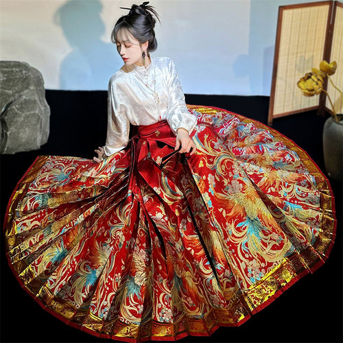 明制织金妆花马面裙套装汉服女