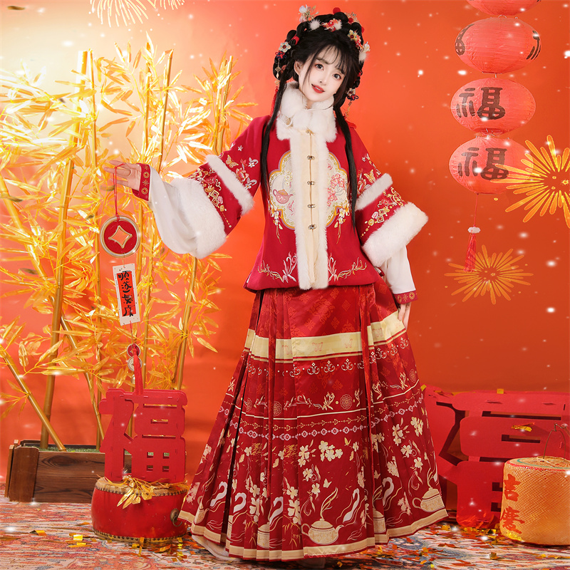 翡缇兰_元春明制汉服女冬季加厚