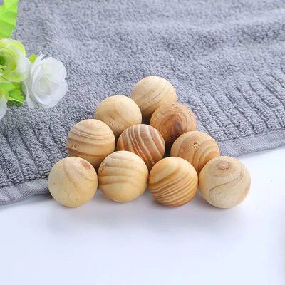 20/50/100pcs Natural Cedar Wood Balls Camphor Wood Balls Mot