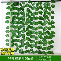 Серебряное 44 листовых листьев 5