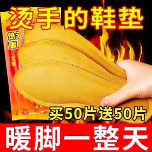 垫可加热 加厚加绒棉鞋 艾草发热鞋 垫恒温自发热保暖神器男女士冬季