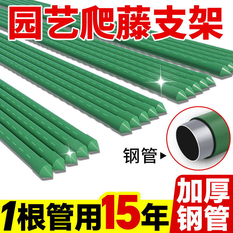 德国园艺爬藤支架包塑钢管种菜架子花架支撑植物杆豆角黄瓜葡萄架