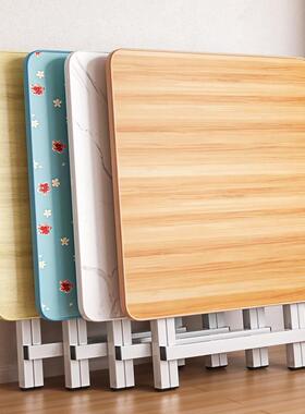 四方桌子折叠靠边站60x60小户型正方形摆摊折叠桌出租屋用小桌子