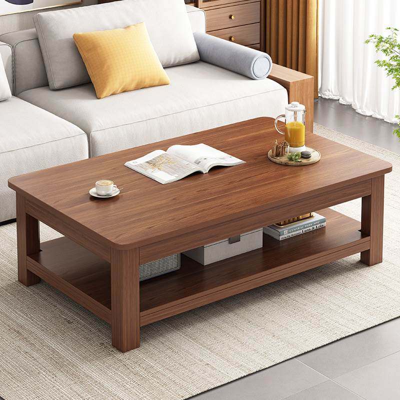客厅全实木电视柜茶几组合套装简约现代小户型家用原木简易电视柜