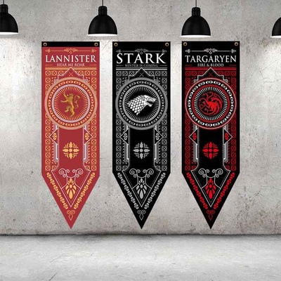 权力的游戏赛事横幅定制旗帜史塔克家族 Lannister Flag装饰旗