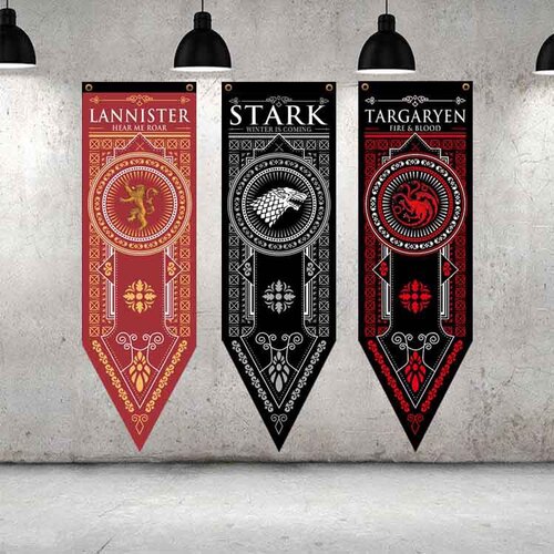 权力的游戏赛事横幅定制旗帜史塔克家族 Lannister Flag装饰旗