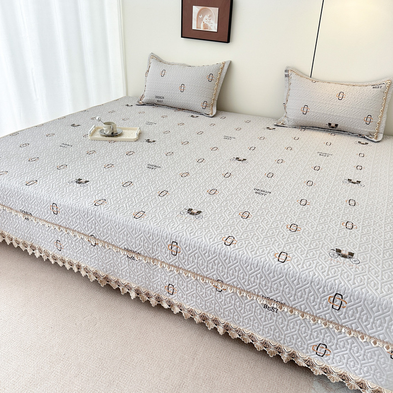 春荣带花绗缝炕盖床盖