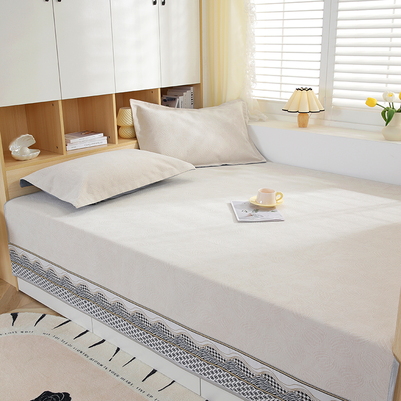 雪尼尔榻榻米床盖现代简约炕盖大尺寸防滑跑炕单农村土炕垫薄款