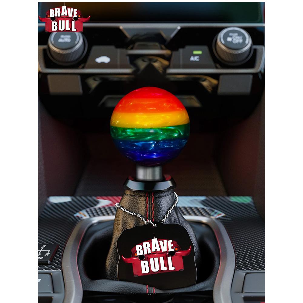 汽车改装排挡头通用手动挡档把头个性彩虹球换挡头波棍头手球内饰