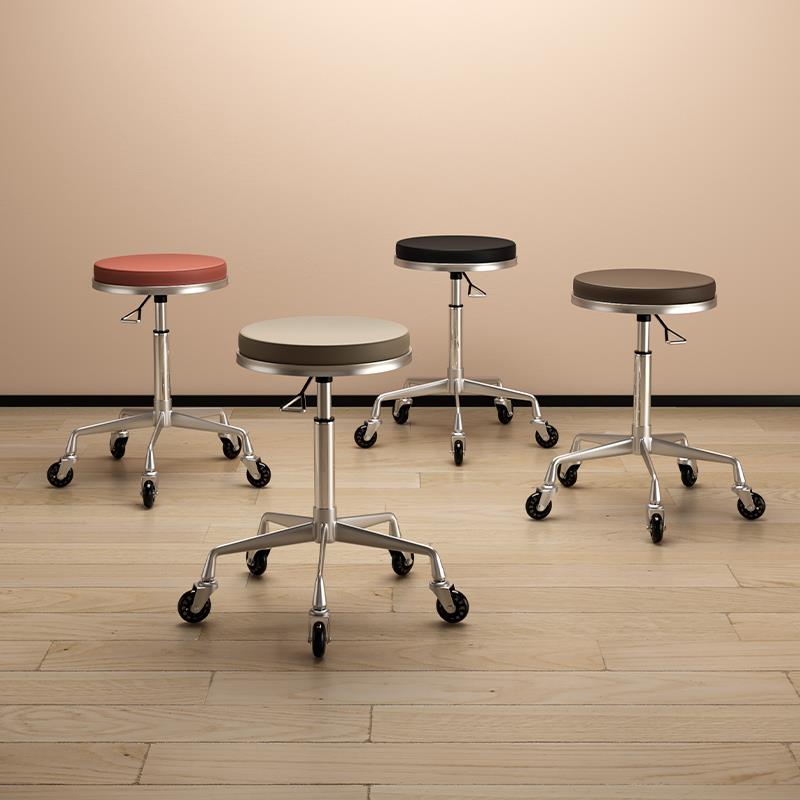 美发凳子滑轮旋转可升降发型师大工凳美甲美容凳子理发店发廊专用