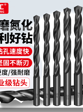 麻花钻头直柄钻头合金钻头大全铝材钢板铁打孔金属专用手电钻超硬