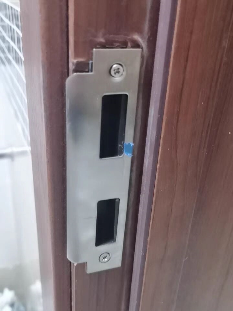 房间锁具配件门锁导向片木门锁舌盒门锁卡槽扣片挡板挡片门框扣板