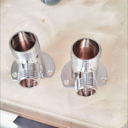 暗装转明装全铜暗改明转换头加厚移位配件304不锈钢转换器花洒