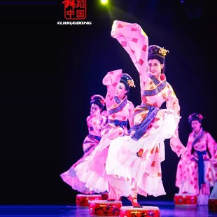 桃李杯古典舞蹈演出服新款汉舞相和歌汉唐古典舞女子群舞成人仙女