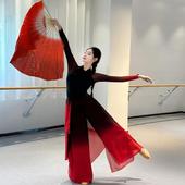 古典舞荷花奖溯跃舞蹈服抬龙王扇子舞演出服胶州秧歌服女中国风女