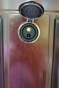 防撬门铃堵孔带门铃猫眼门镜老式门铃一体家用防盗门入户加长广角