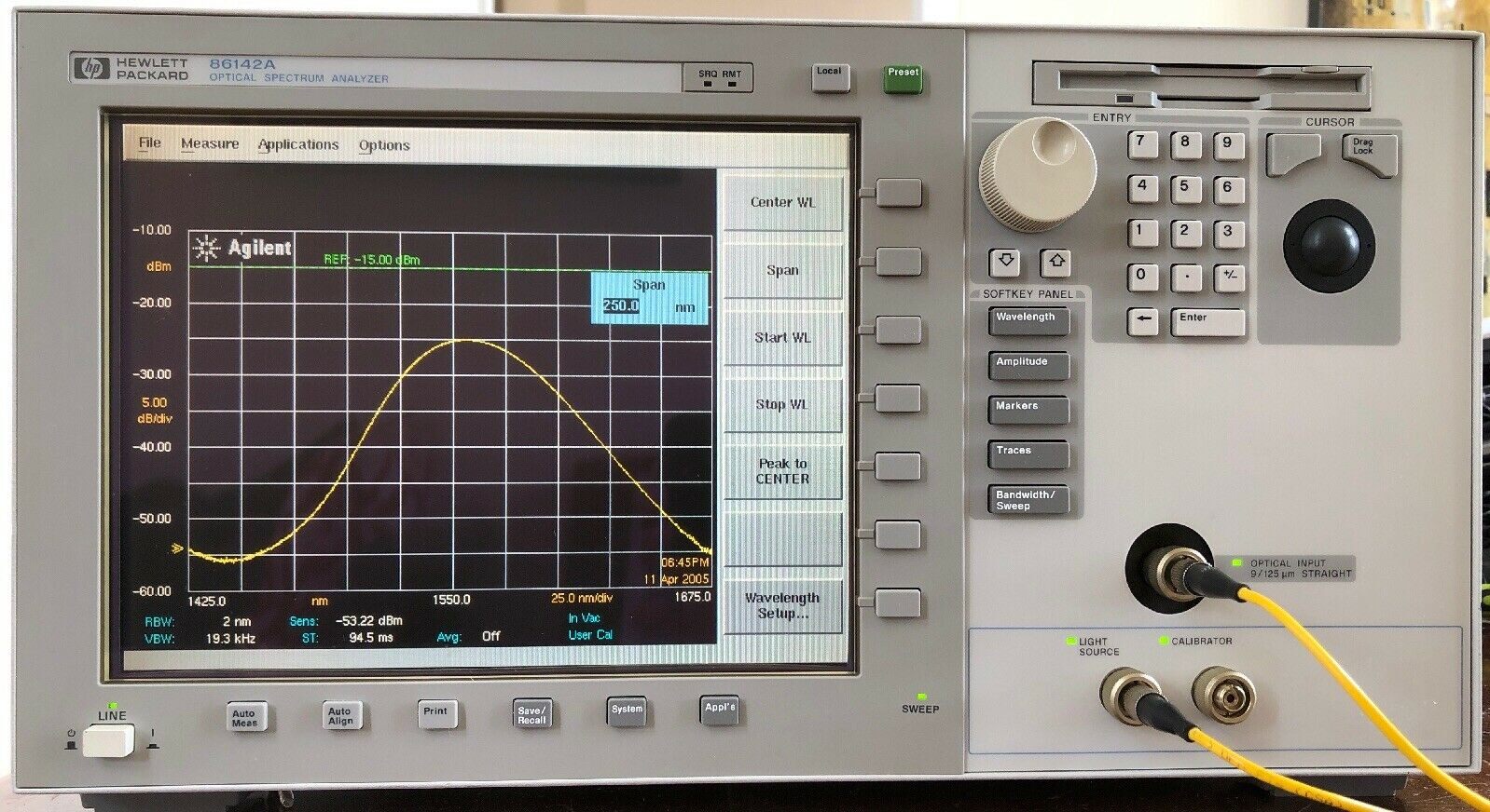 美国Agilent/安捷伦 86142A光谱分析仪 光谱仪 高精度 包邮开票