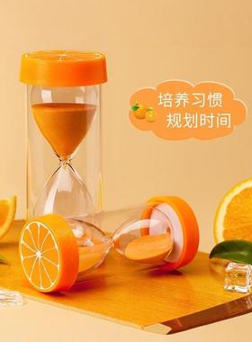 沙漏计时器儿童防摔25/30/60分钟自律学习时间管理流沙瓶新年礼物