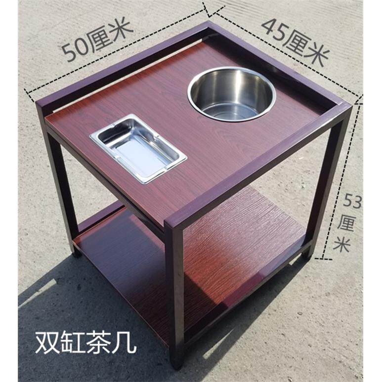 麻将机小茶几茶水架置物架麻将桌角几边几棋牌室配件专用茶水台