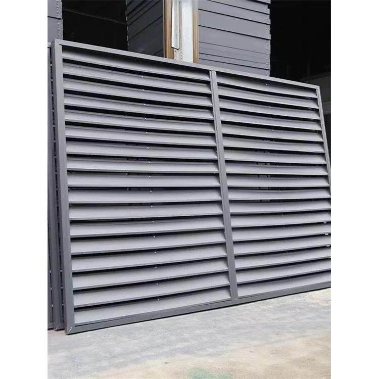 定制铝合金铝百叶空调外机格栅网防护罩围栏挡通风口透气散热防雨