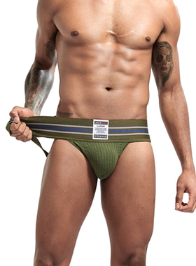 JOCKMAIL男士丁字裤提臀性感男双丁裤运动健身透气潮t裤内裤低腰