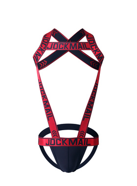 JOCKMAIL内裤肩带二合一连体男内裤 丁字双丁裤连体情趣诱惑运动