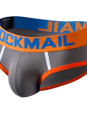 JOCKMAIL内裤男士三角棉舒适吸汗个性青年透气运动健身修身版型