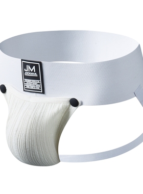 JOCKMAIL双丁内裤男士U凸性感露臀可拆卸毛线潮流提臀低腰t裤丁裤